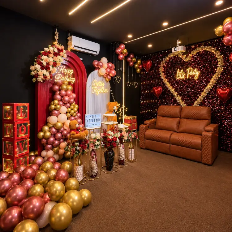 Birthday decorations and celebration details
